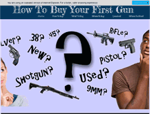 Tablet Screenshot of buyyourfirstgun.com